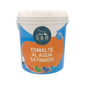 Esmalte al agua satinado